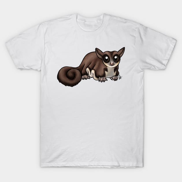 Mammal - Sugar Glider - Red Cedar T-Shirt by Jen's Dogs Custom Gifts and Designs